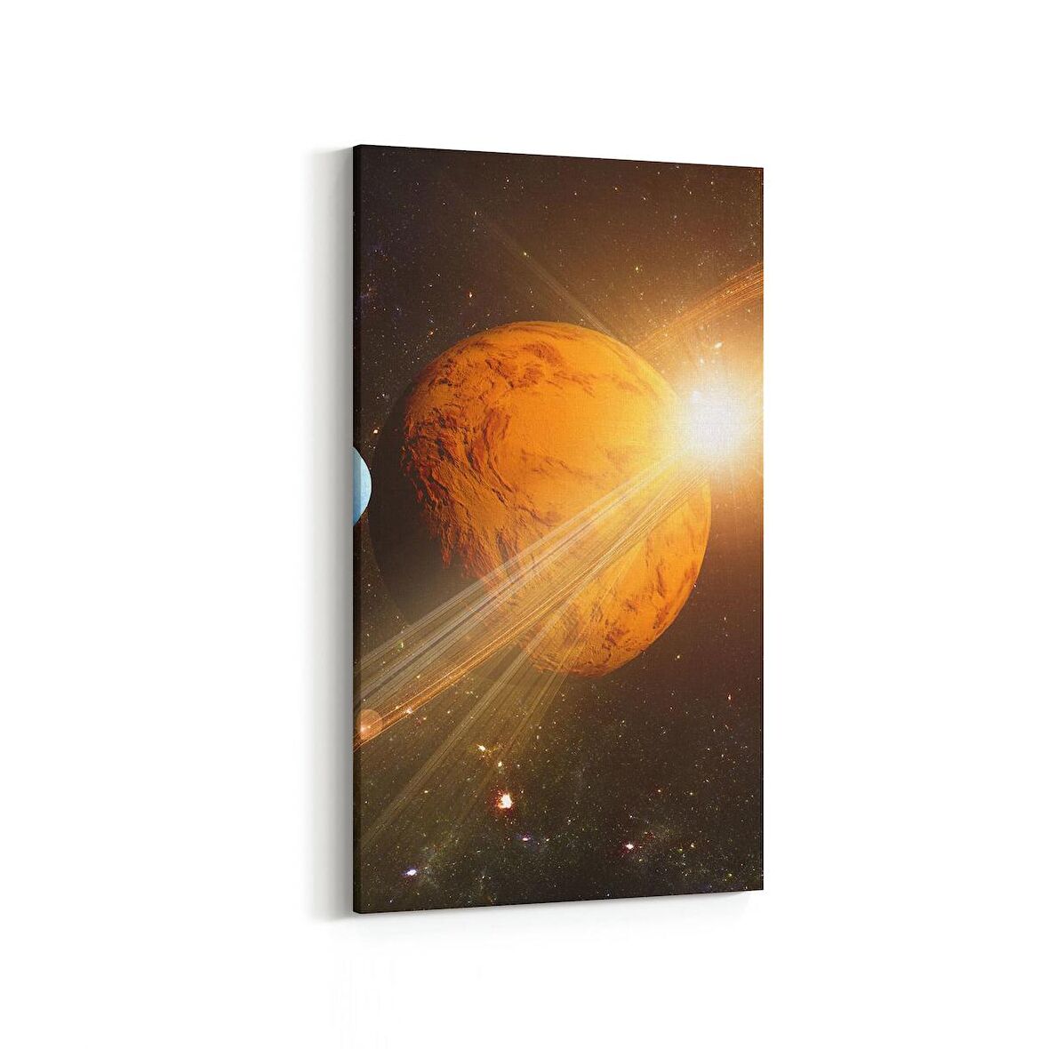 Olla 17705DD Uzay Görseli Dikey Dar Kanvas Tablo (Ölçü: 40X80)