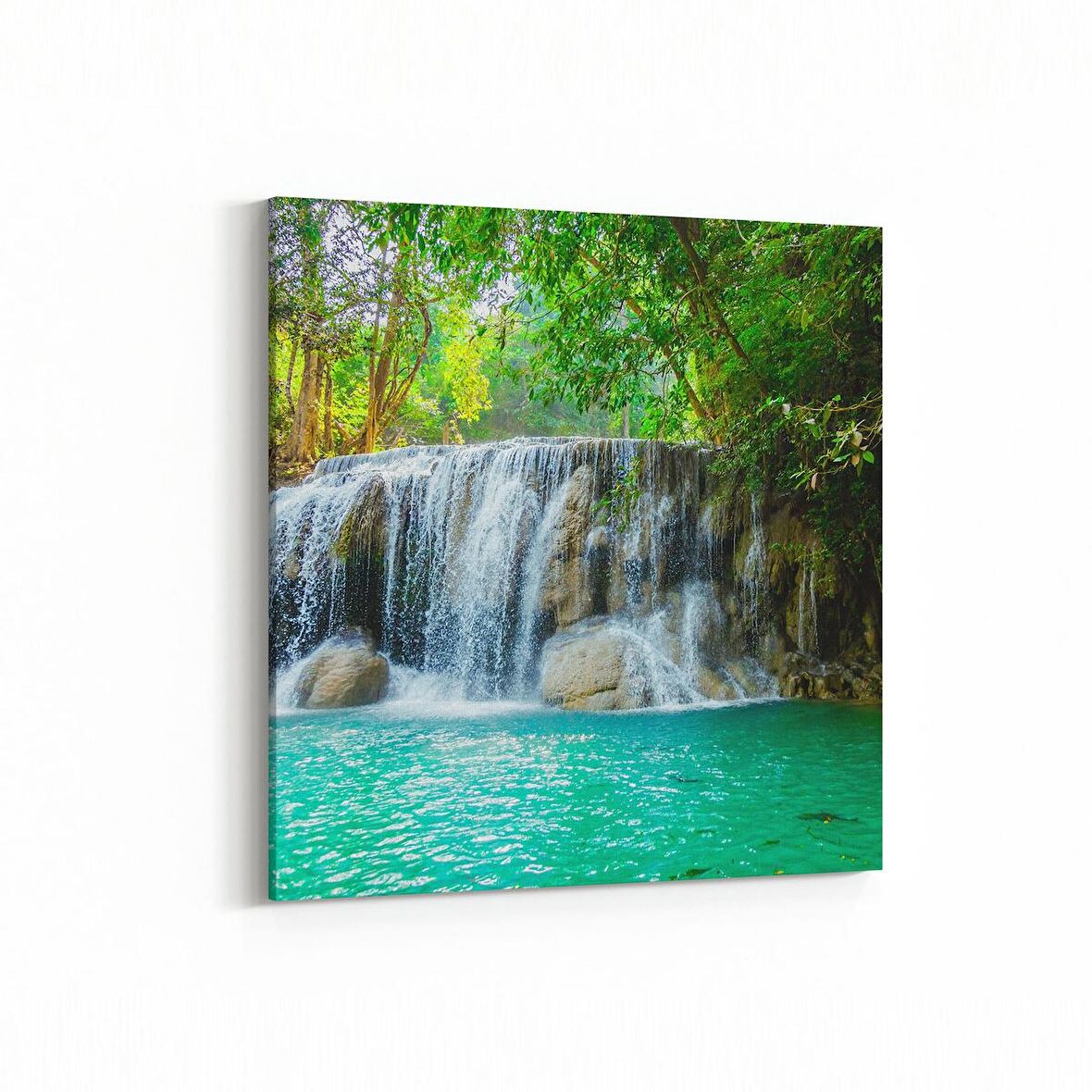 Olla 13675K Doğa / Manzara Görseli Kare Kanvas Tablo (Ölçü: 30X30)