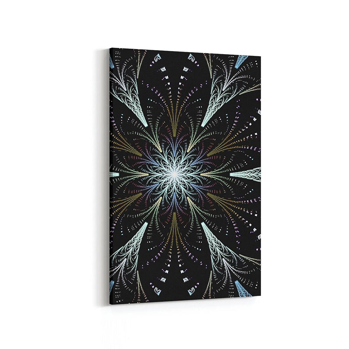 Olla 10383D Abstract Görsel Dikey Kanvas Tablo (Ölçü: 60X90)