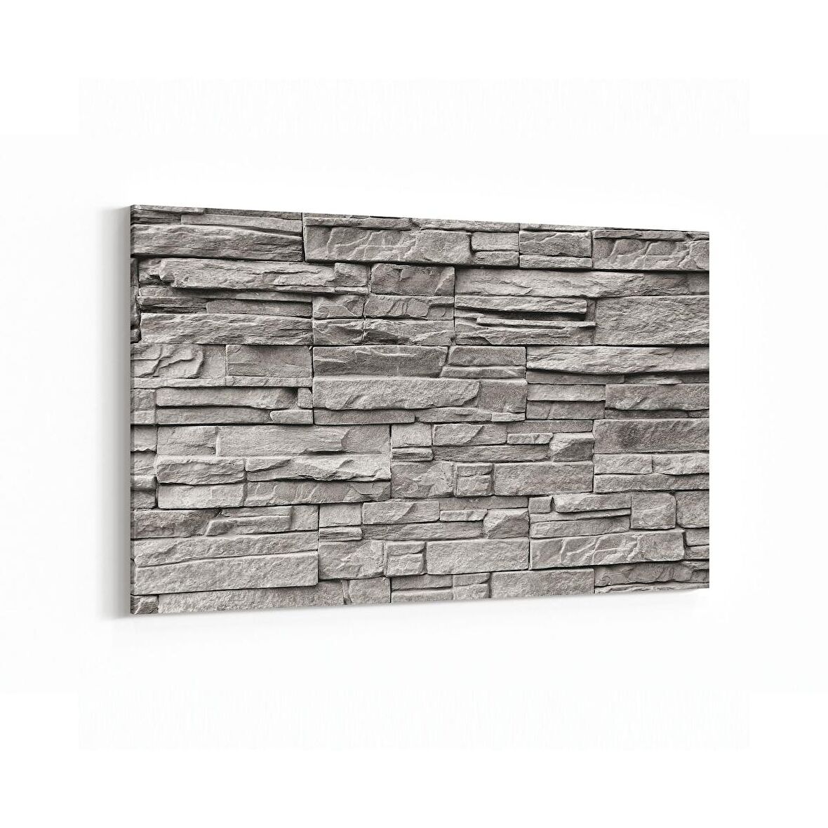 Olla 17424Y Taş / Tuğla Görseli Yatay Kanvas Tablo (Ölçü: 150X100)