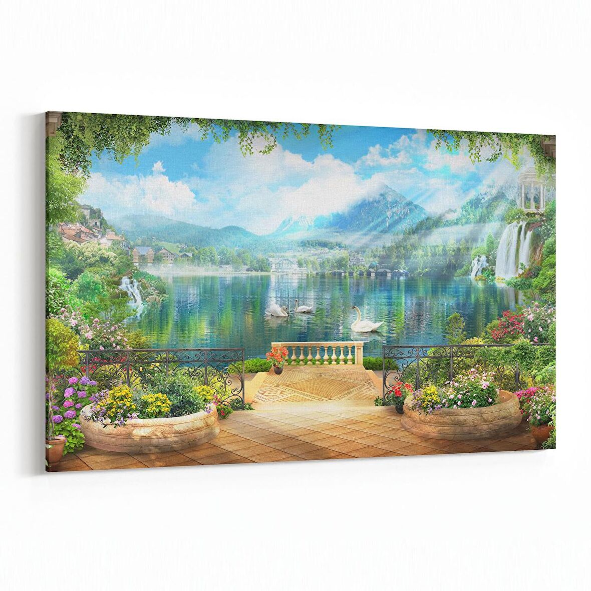 Olla 14505Y Doğa / Manzara Görseli Yatay Kanvas Tablo (Ölçü: 45X30)