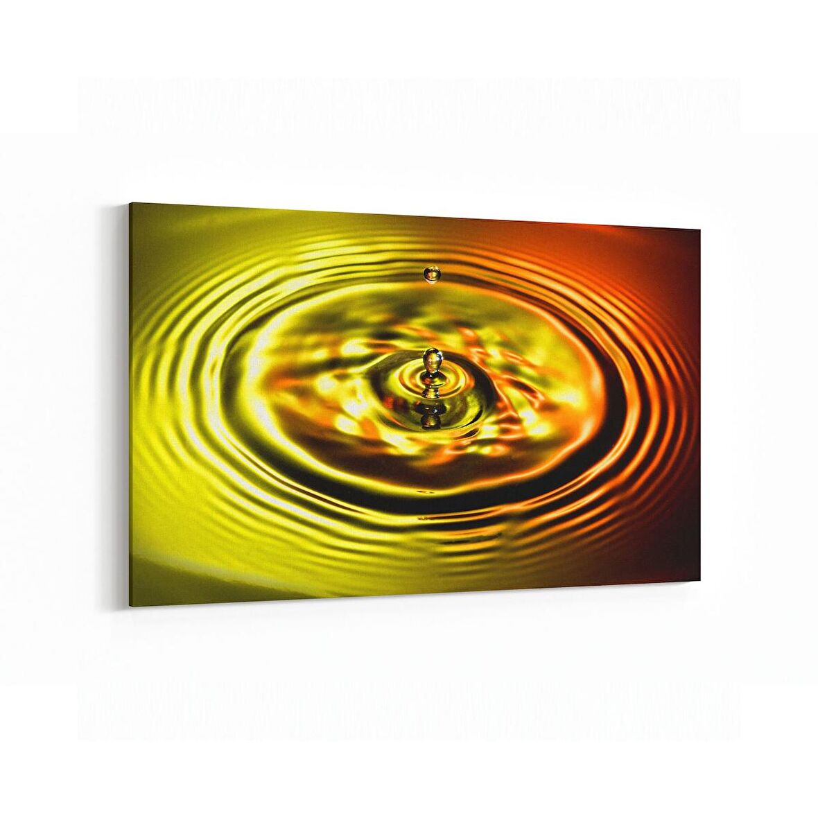 Olla 17279Y Su / Damla Görseli Yatay Kanvas Tablo (Ölçü: 45X30)