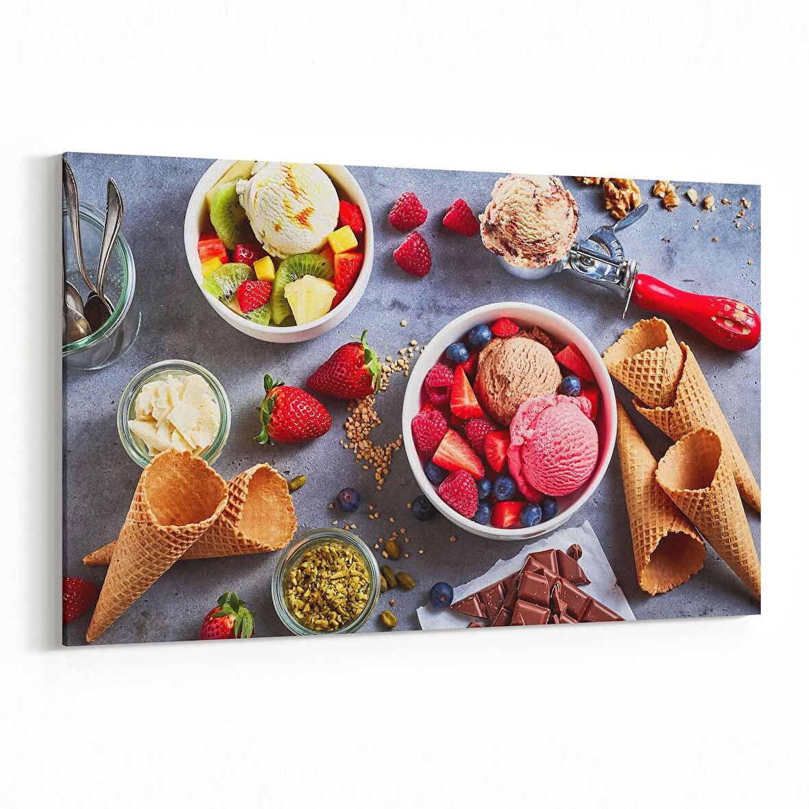 Olla 14978Y Gıda Görseli Yatay Kanvas Tablo (Ölçü: 90X60)