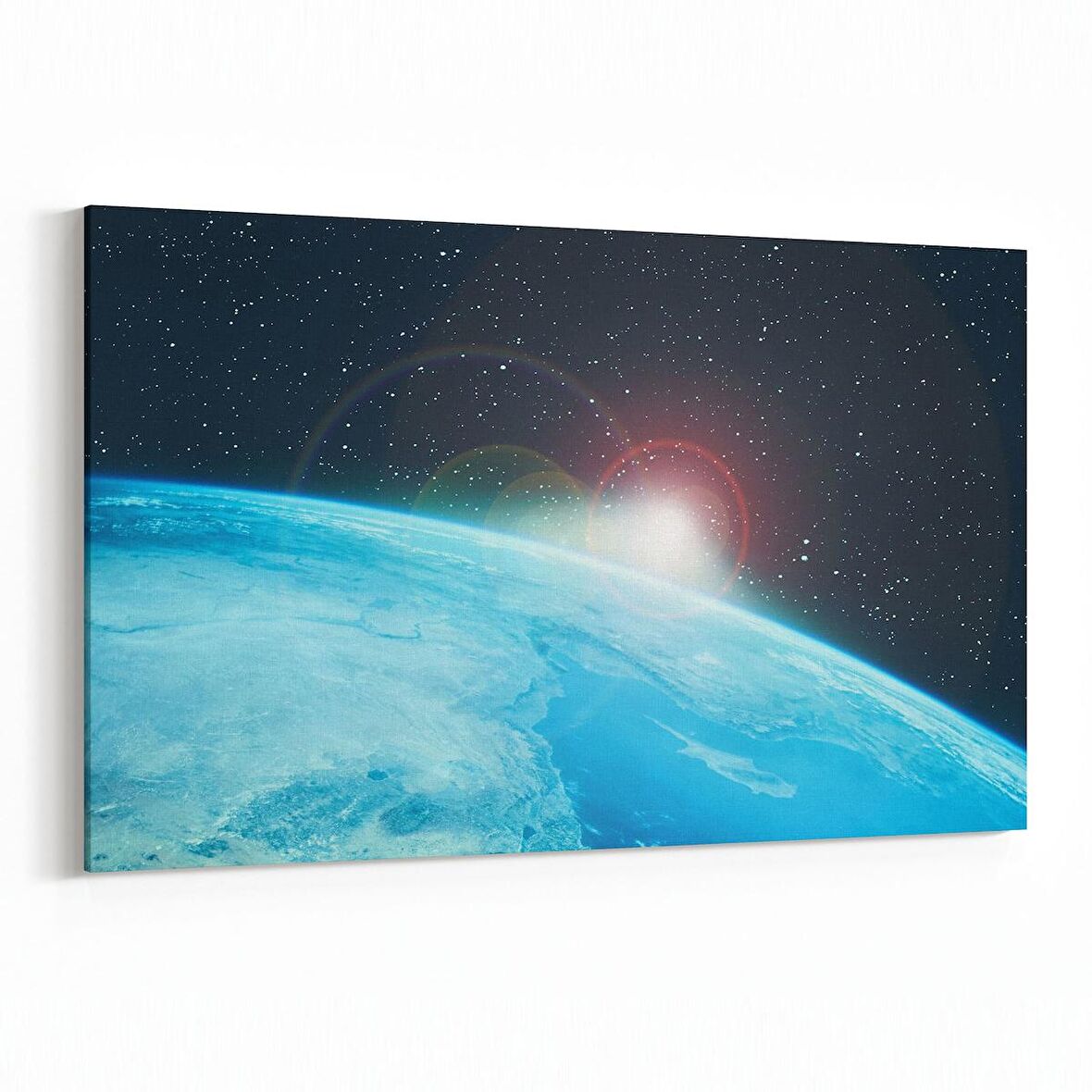 Olla 14841Y Gece Gökyüzü Görseli Yatay Kanvas Tablo (Ölçü: 70X50)