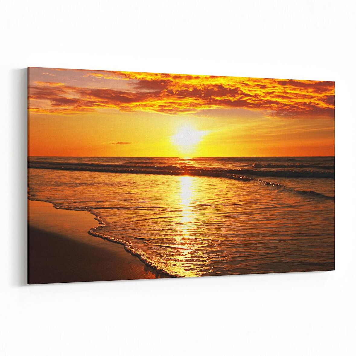 Olla 15899Y Günbatımı Görseli Yatay Kanvas Tablo (Ölçü: 30X20)