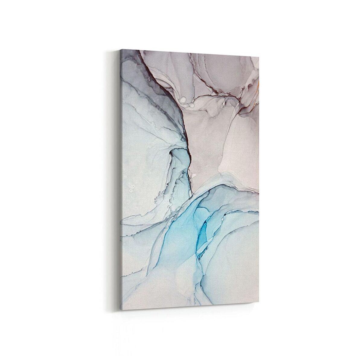 Olla 16661DD Mermer Desen Görsel Dikey Dar Kanvas Tablo (Ölçü: 30X60)