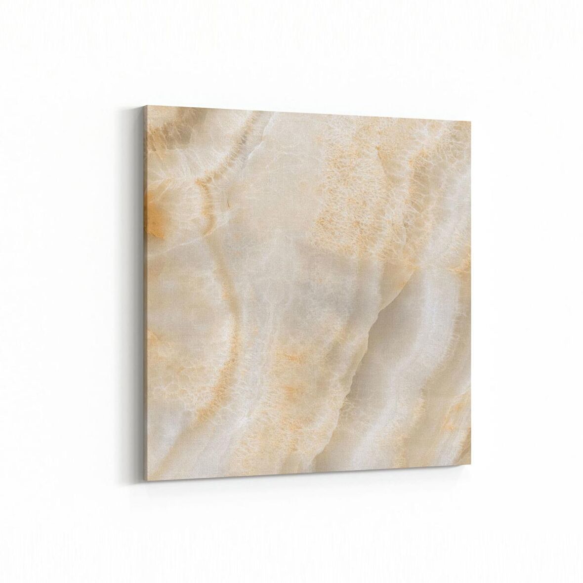 Olla 16690K Mermer Desen Görsel Kare Kanvas Tablo (Ölçü: 25X25)