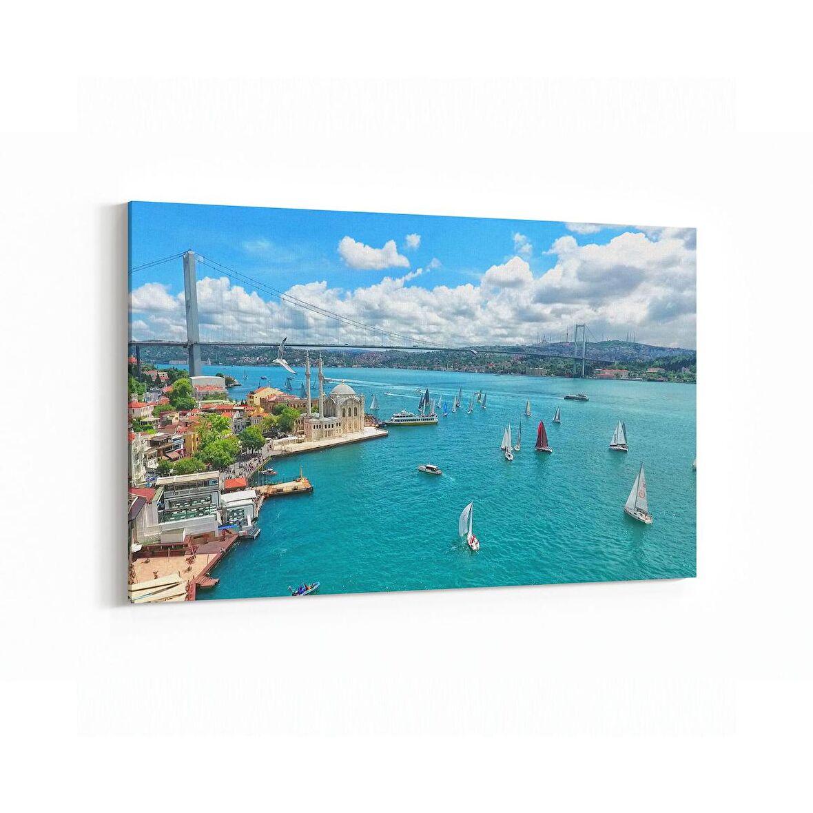 Olla 18847Y Yapı Görseli Yatay Kanvas Tablo (Ölçü: 120X80)