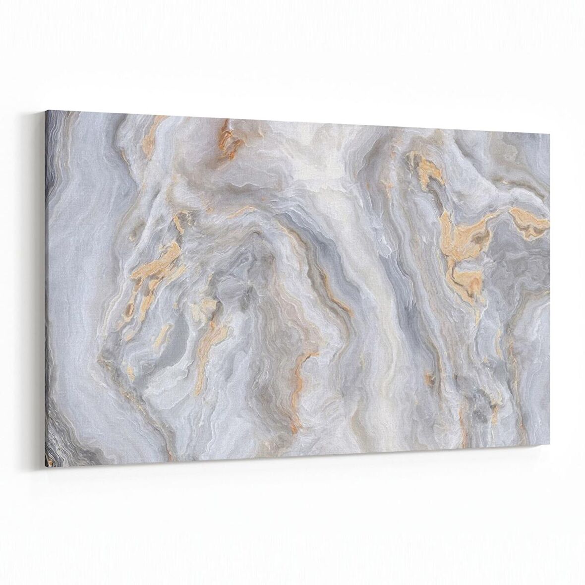 Olla 16649Y Mermer Desen Görsel Yatay Kanvas Tablo (Ölçü: 120X80)