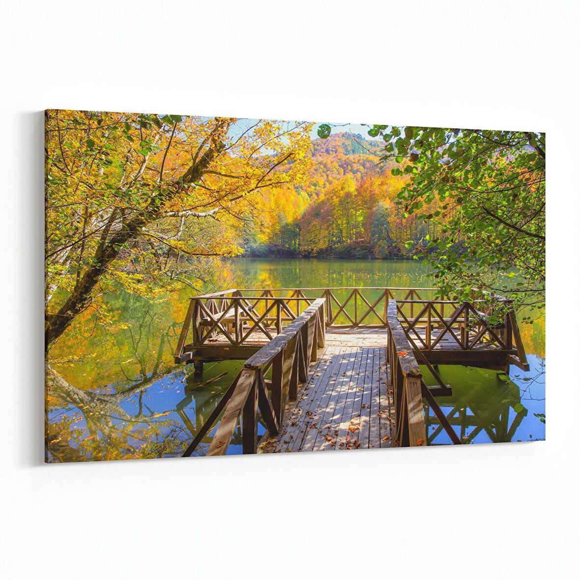 Olla 13907Y Doğa / Manzara Görseli Yatay Kanvas Tablo (Ölçü: 90X60)