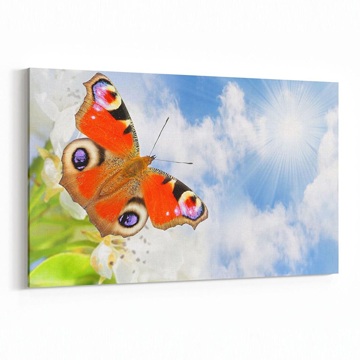 Olla 11056Y Ağaç Görseli Yatay Kanvas Tablo (Ölçü: 120X80)