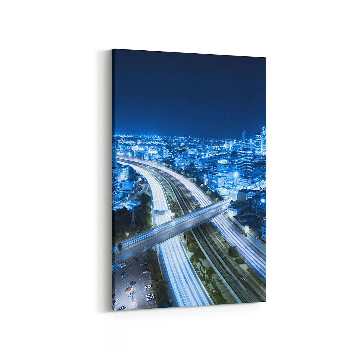 Olla 17873D Yapı Görseli Dikey Kanvas Tablo (Ölçü: 80X120)