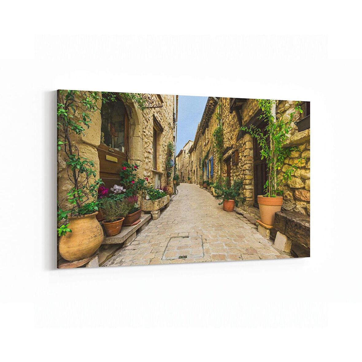 Olla 18358Y Yapı Görseli Yatay Kanvas Tablo (Ölçü: 90X60)