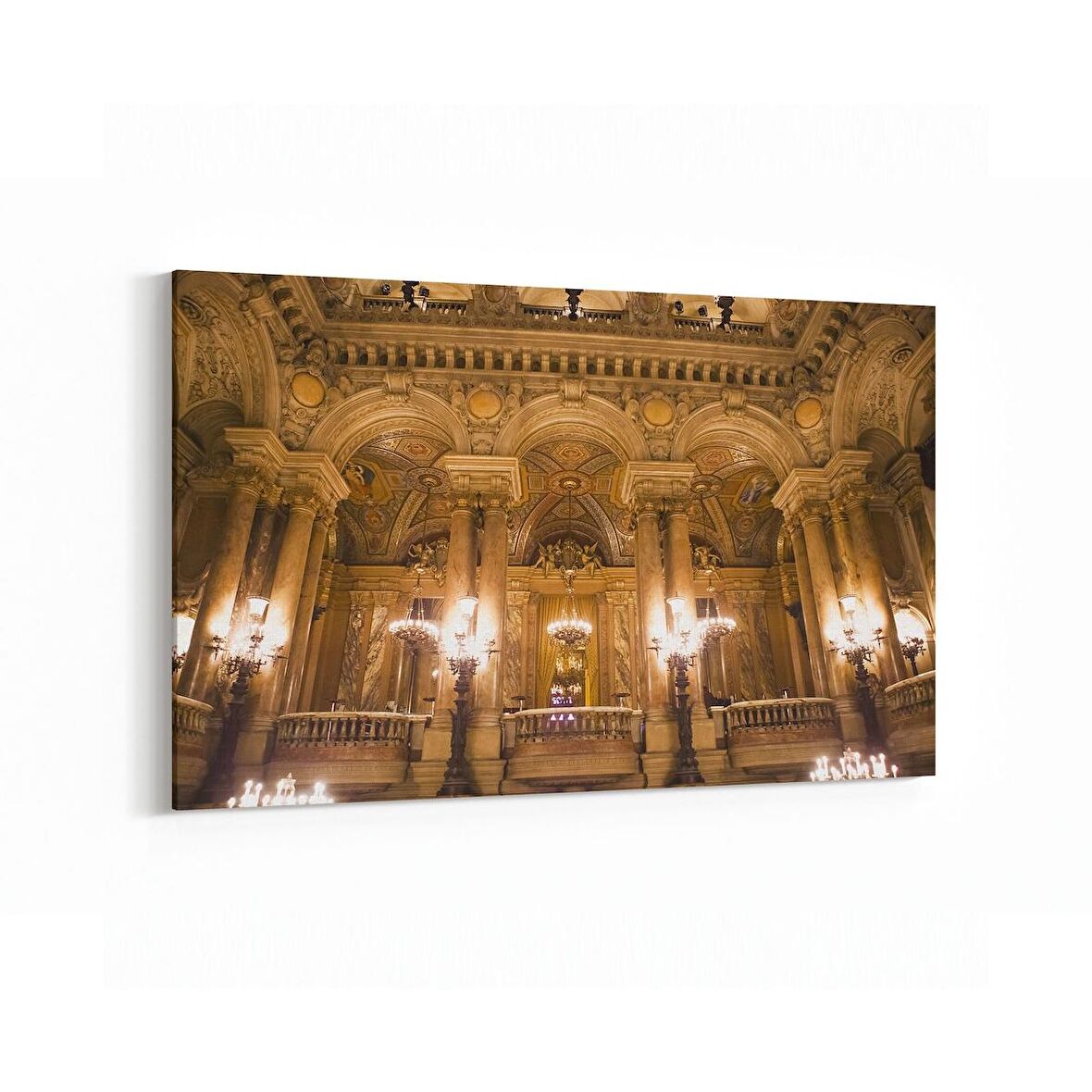 Olla 18342Y Yapı Görseli Yatay Kanvas Tablo (Ölçü: 120X80)