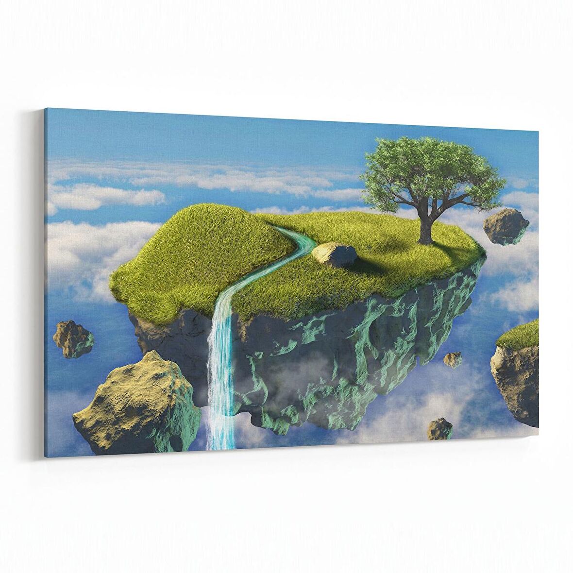 Olla 13796Y Doğa / Manzara Görseli Yatay Kanvas Tablo (Ölçü: 45X30)