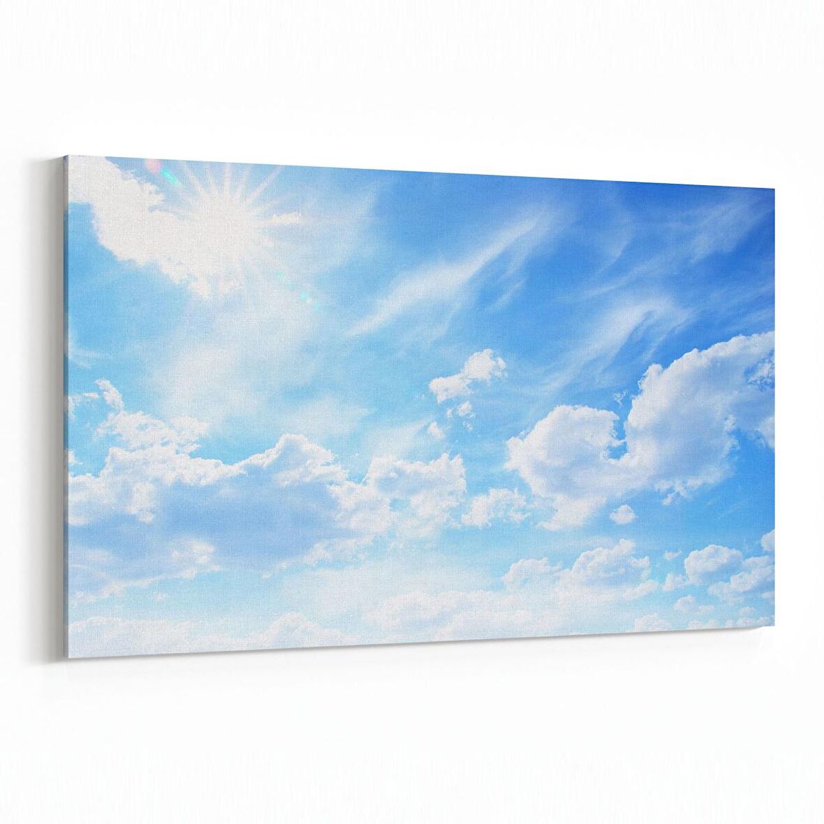 Olla 15729Y Gökyüzü Bulut Görseli  Yatay Kanvas Tablo (Ölçü: 70X50)
