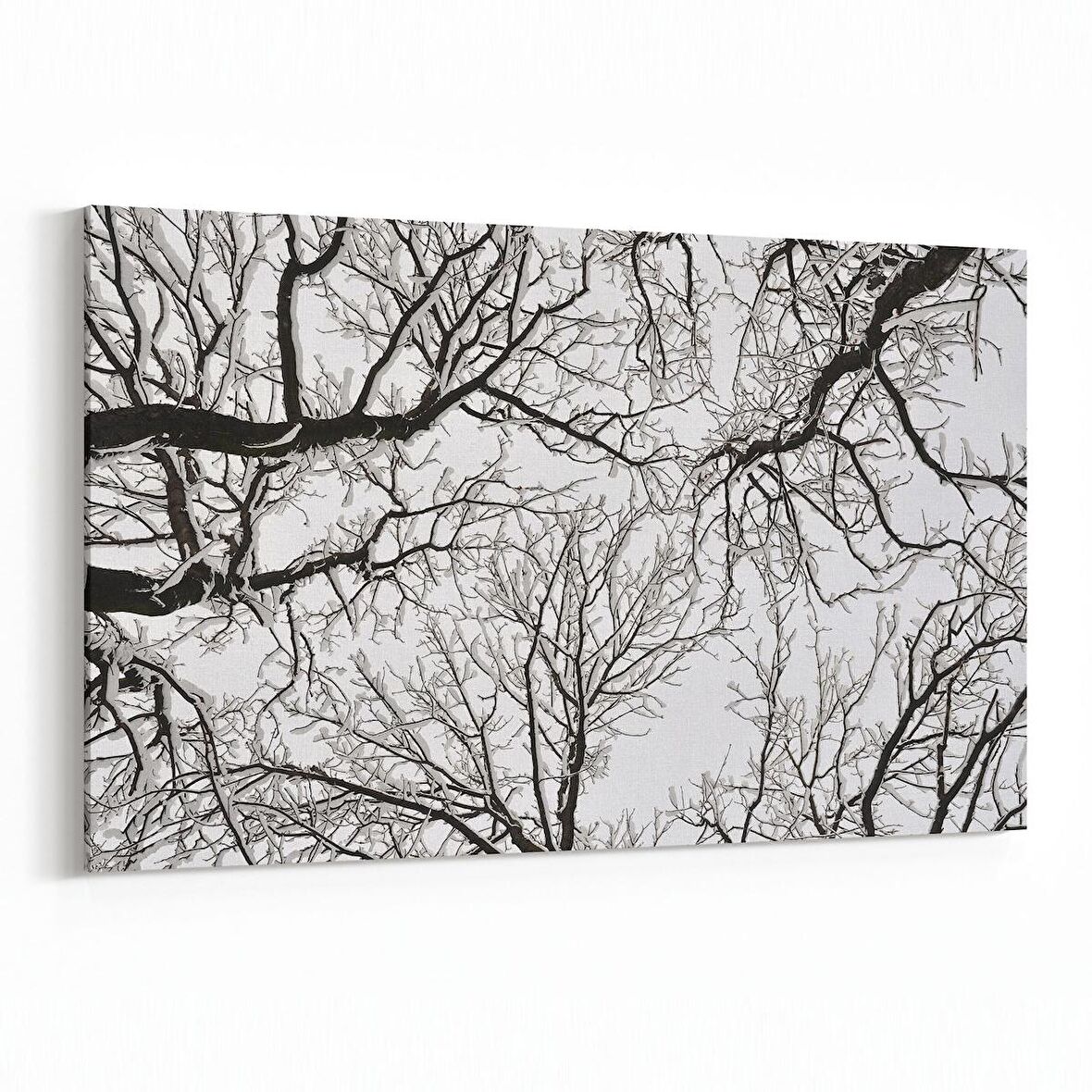 Olla 10521Y Ağaç Görseli Yatay Kanvas Tablo (Ölçü: 120X80)