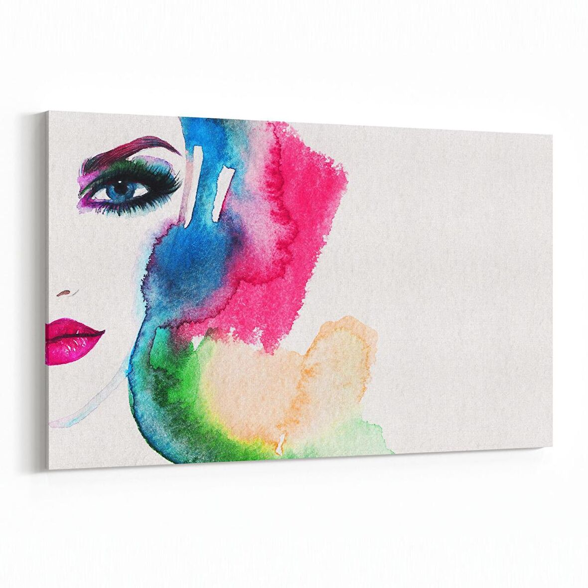 Olla 16311Y Kuaför / Berber Görseli Yatay Kanvas Tablo (Ölçü: 150X100)