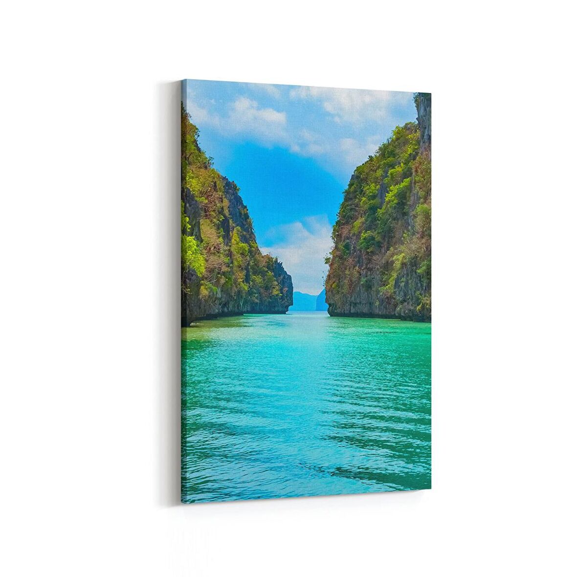 Olla 14010D Doğa / Manzara Görseli Dikey Kanvas Tablo (Ölçü: 100X150)