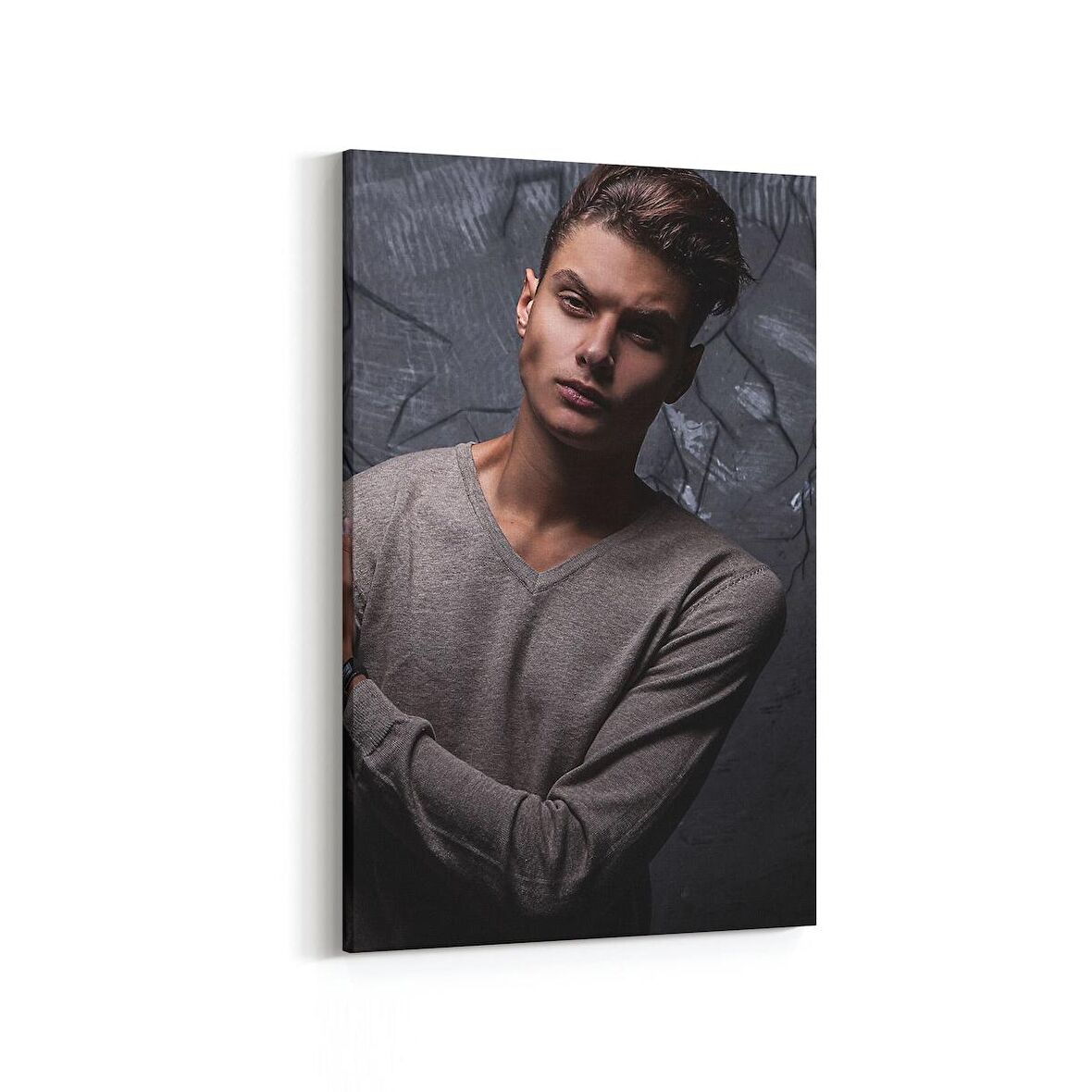 Olla 16770D Model / Manken Görseli Dikey Kanvas Tablo (Ölçü: 60X90)