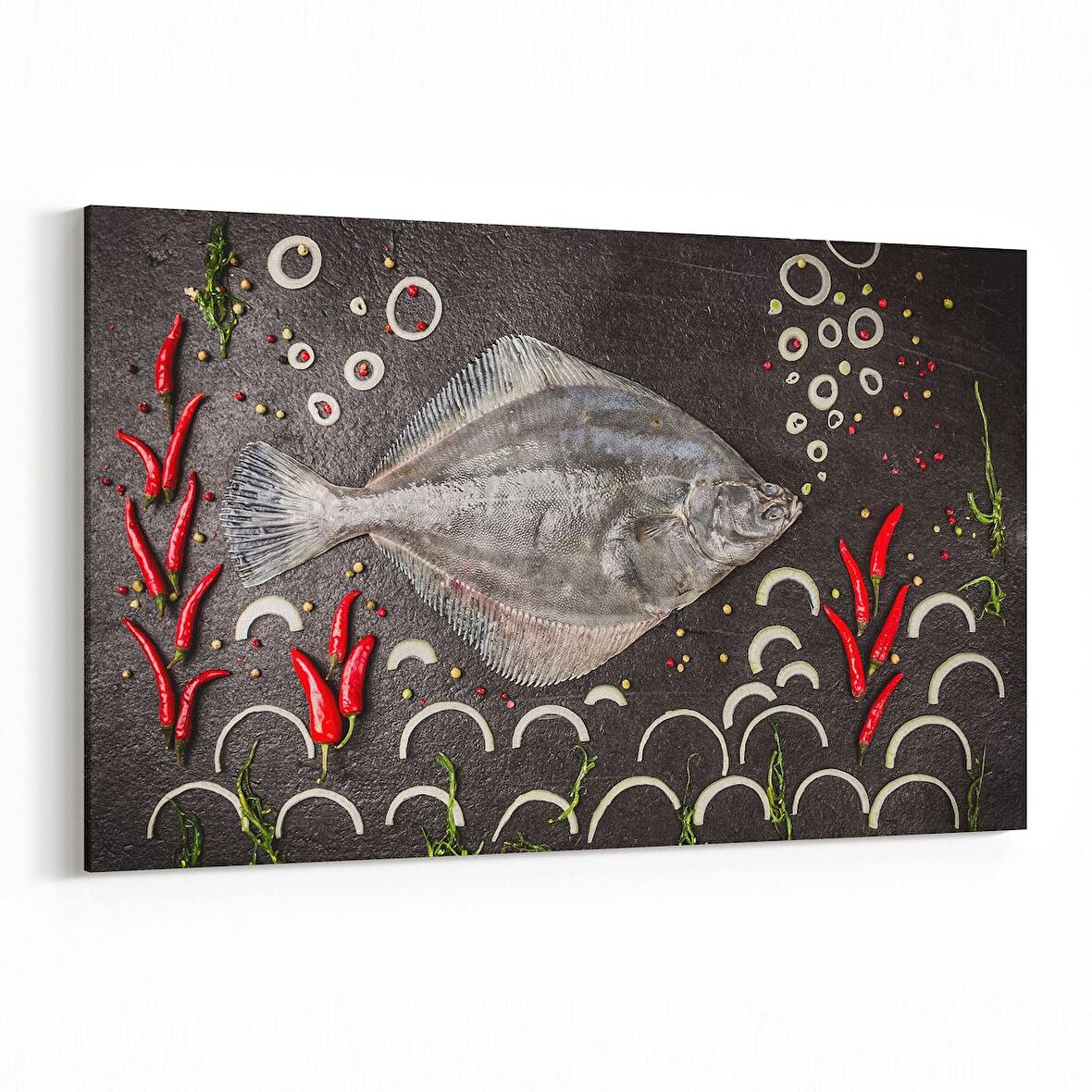 Olla 15141Y Gıda Görseli Yatay Kanvas Tablo (Ölçü: 70X50)