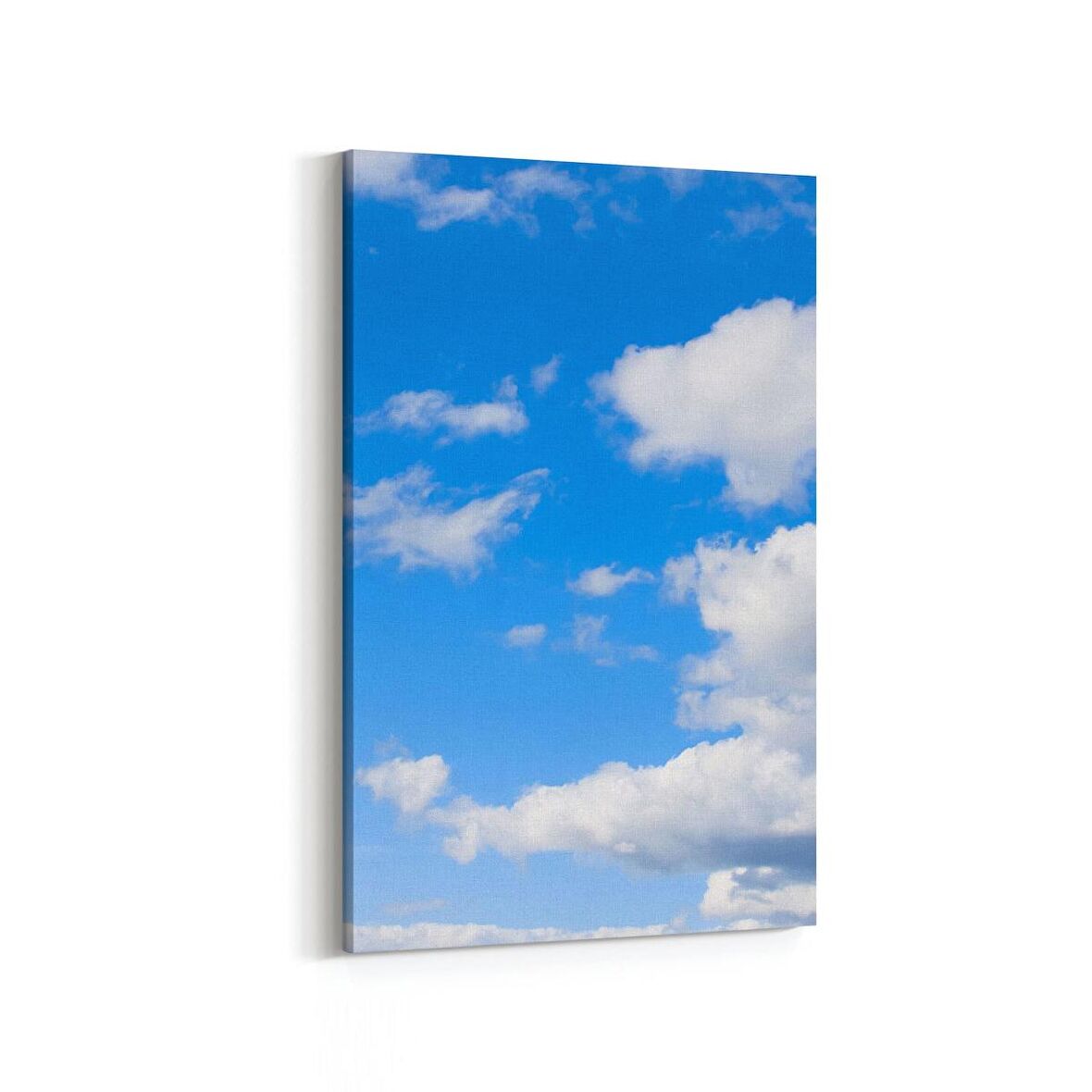 Olla 15822D Gökyüzü Bulut Görseli  Dikey Kanvas Tablo (Ölçü: 60X90)