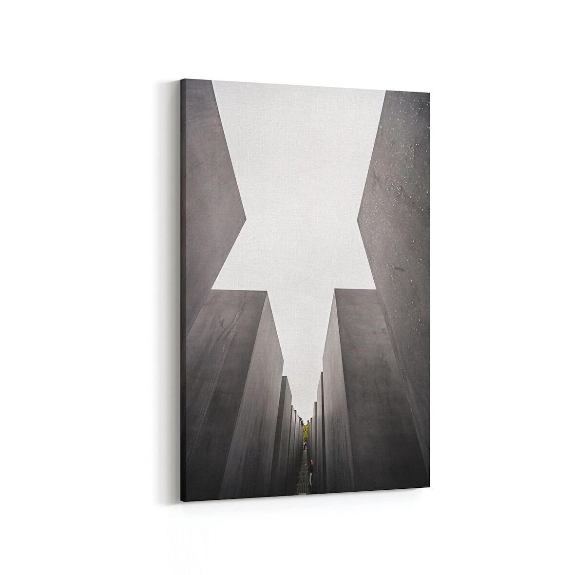 Olla 18214D Yapı Görseli Dikey Kanvas Tablo (Ölçü: 100X150)