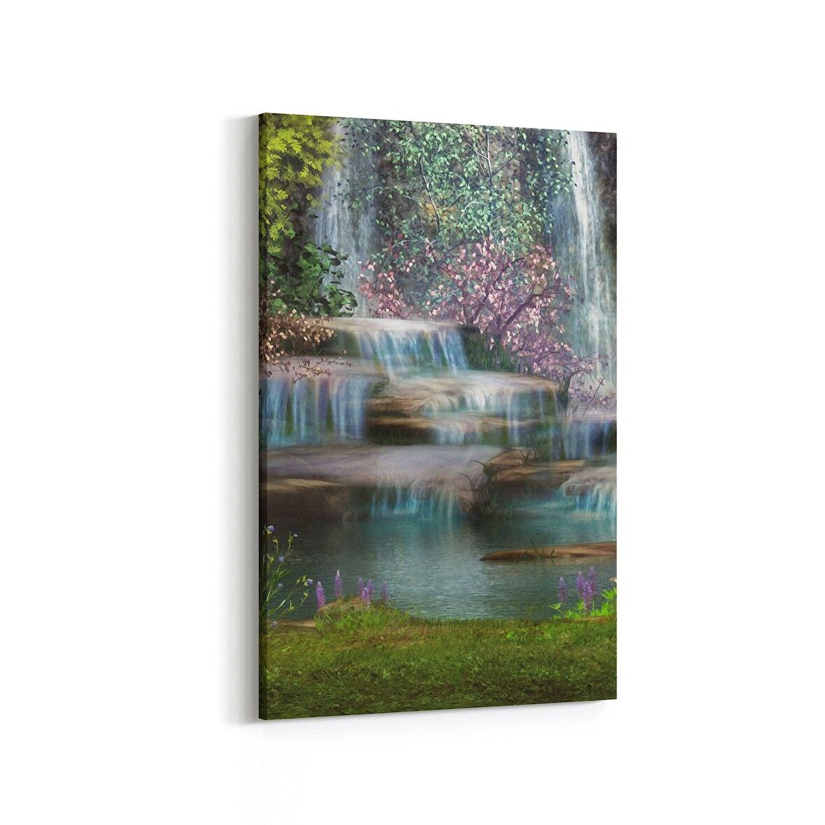 Olla 14627D Doğa / Manzara Görseli Dikey Kanvas Tablo (Ölçü: 60X90)