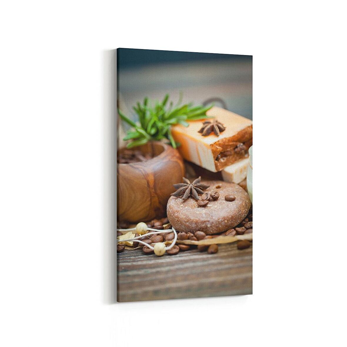 Olla 15086DD Gıda Görseli Dikey Dar Kanvas Tablo (Ölçü: 40X80)