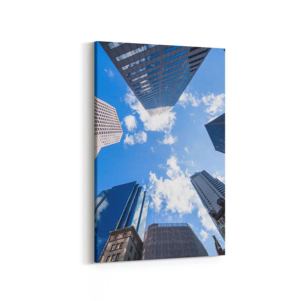 Olla 18434D Yapı Görseli Dikey Kanvas Tablo (Ölçü: 100X150)