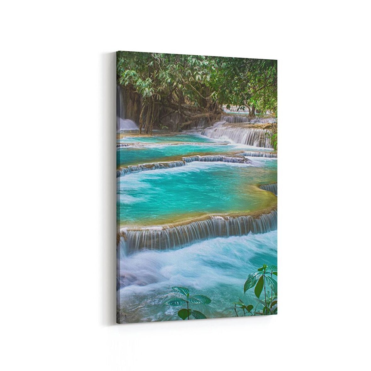 Olla 14198D Doğa / Manzara Görseli Dikey Kanvas Tablo (Ölçü: 60X90)