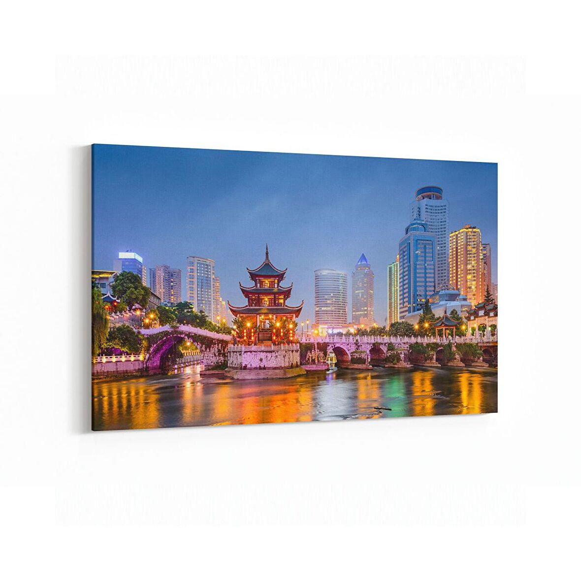 Olla 18384Y Yapı Görseli Yatay Kanvas Tablo (Ölçü: 120X80)