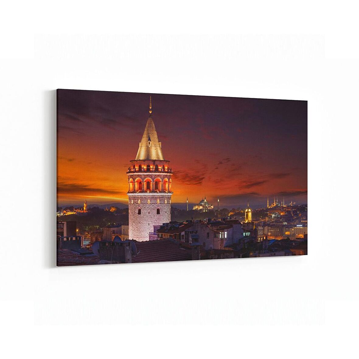 Olla 18629Y Yapı Görseli Yatay Kanvas Tablo (Ölçü: 45X30)