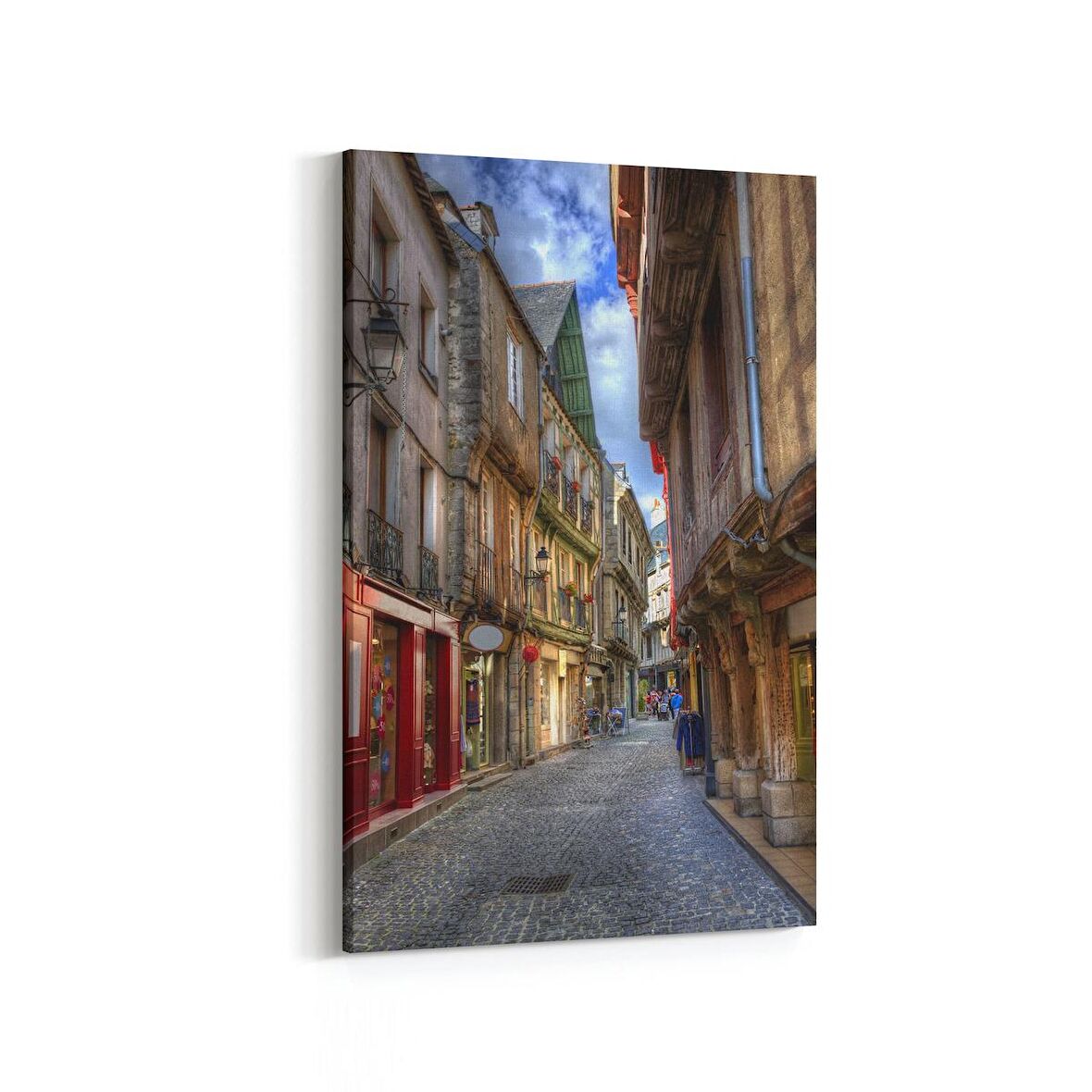 Olla 18412D Yapı Görseli Dikey Kanvas Tablo (Ölçü: 60X90)