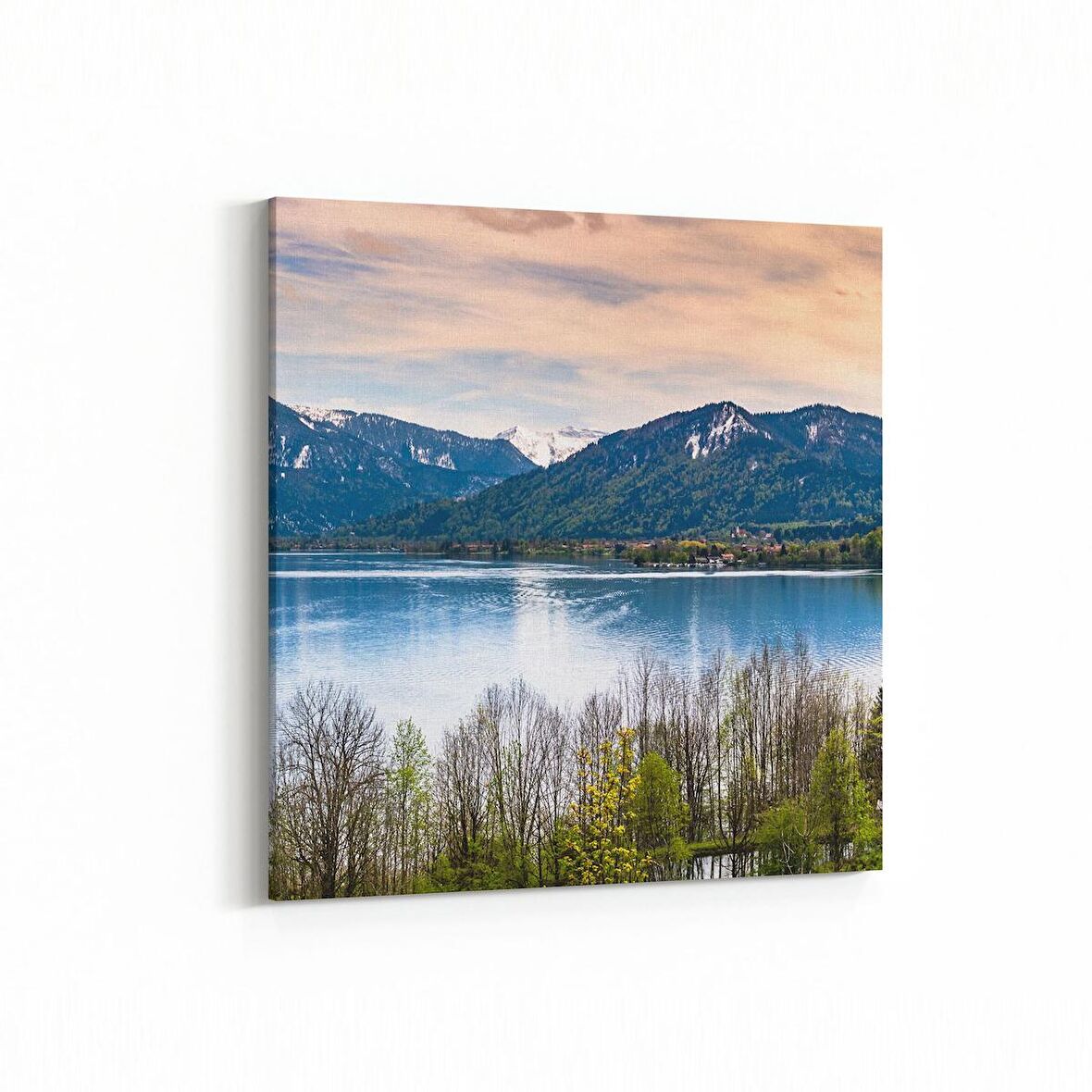 Olla 13595K Doğa / Manzara Görseli Kare Kanvas Tablo (Ölçü: 25X25)