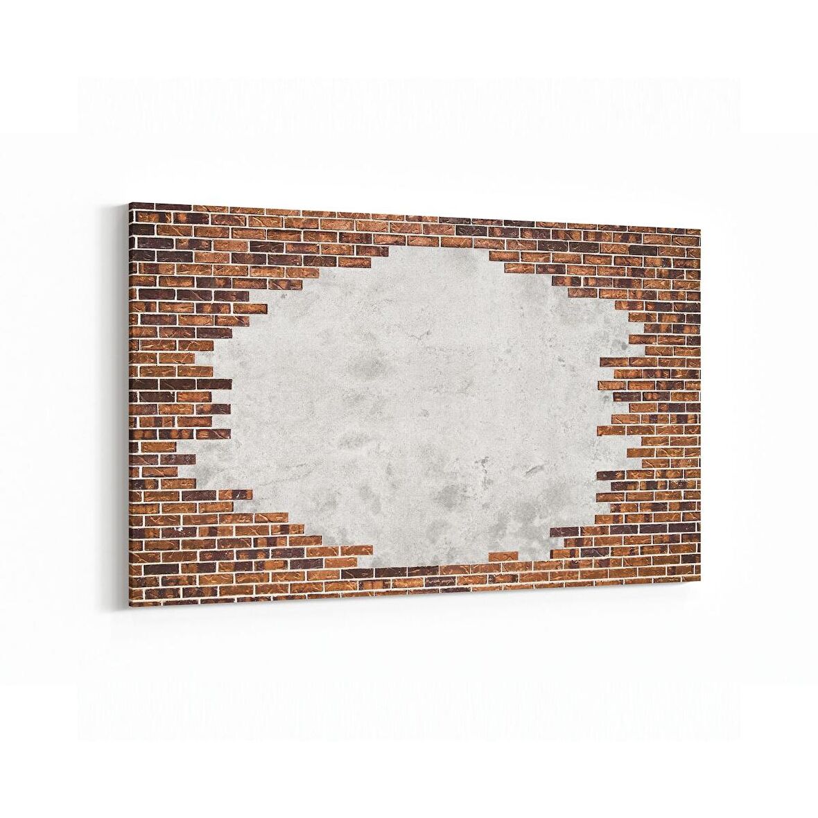Olla 17345Y Taş / Tuğla Görseli Yatay Kanvas Tablo (Ölçü: 45X30)