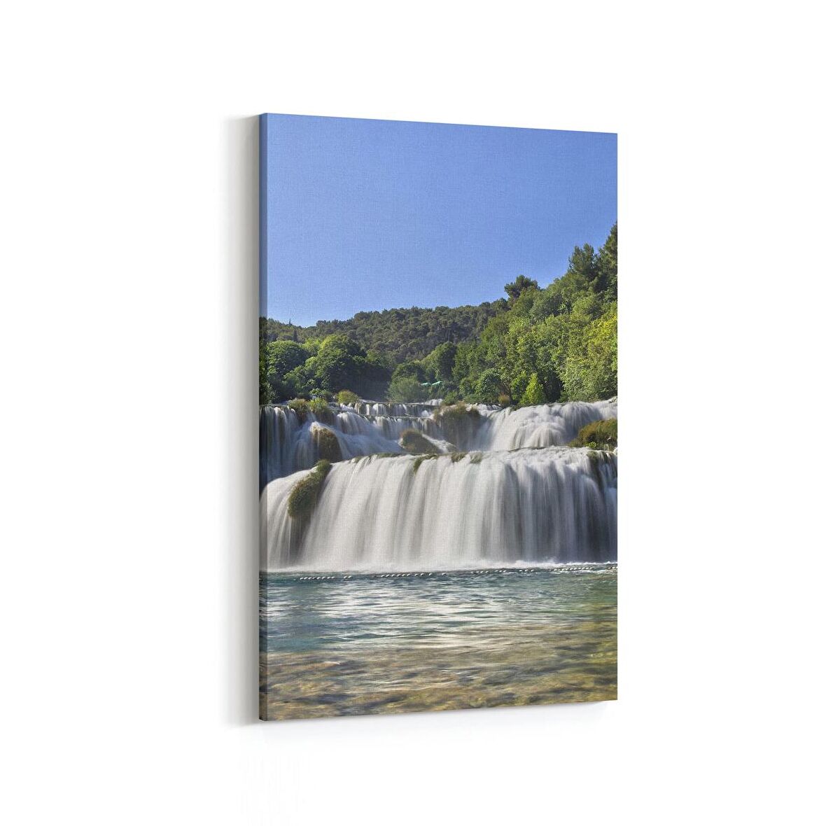 Olla 13287D Doğa / Manzara Görseli Dikey Kanvas Tablo (Ölçü: 100X150)