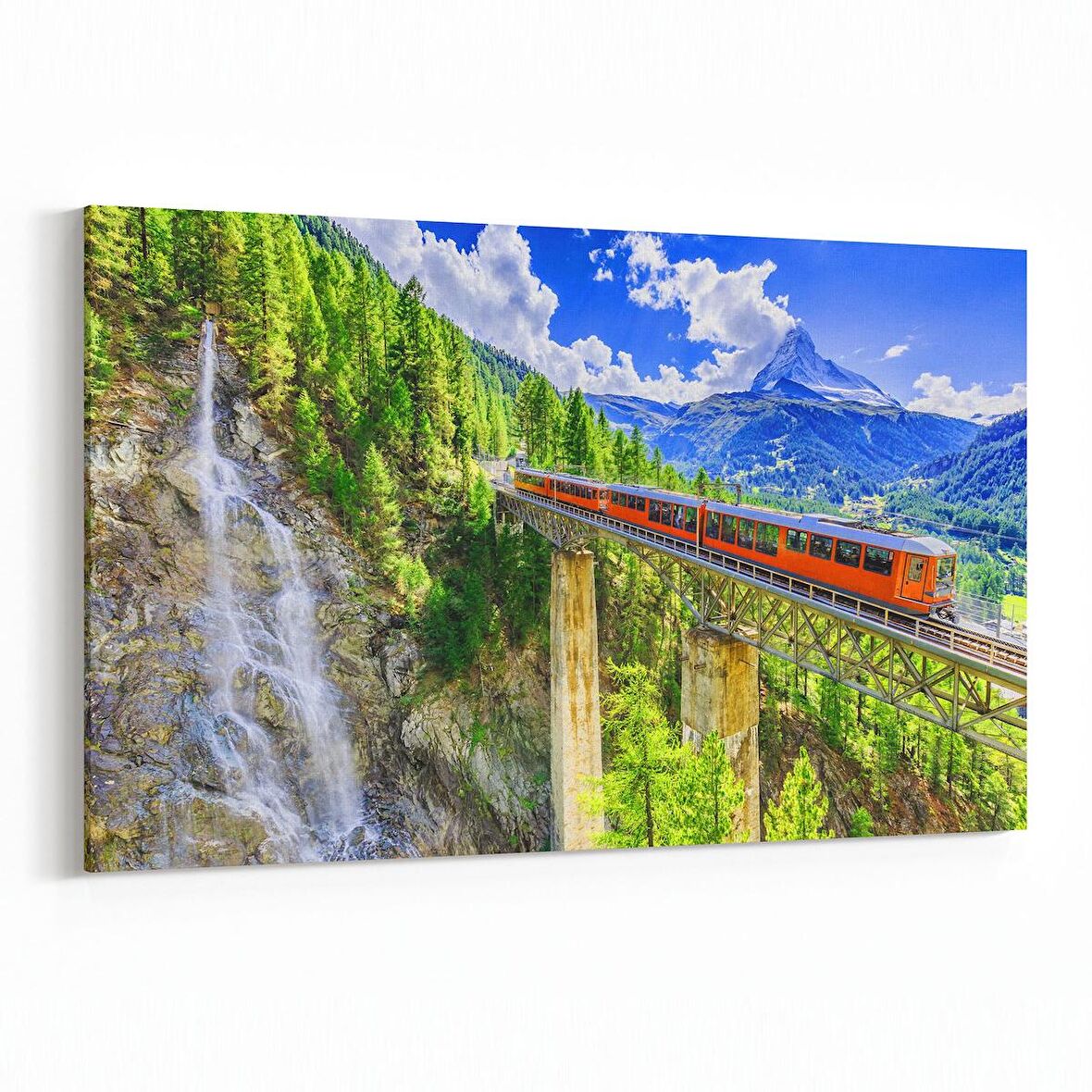 Olla 14437Y Doğa / Manzara Görseli Yatay Kanvas Tablo (Ölçü: 90X60)