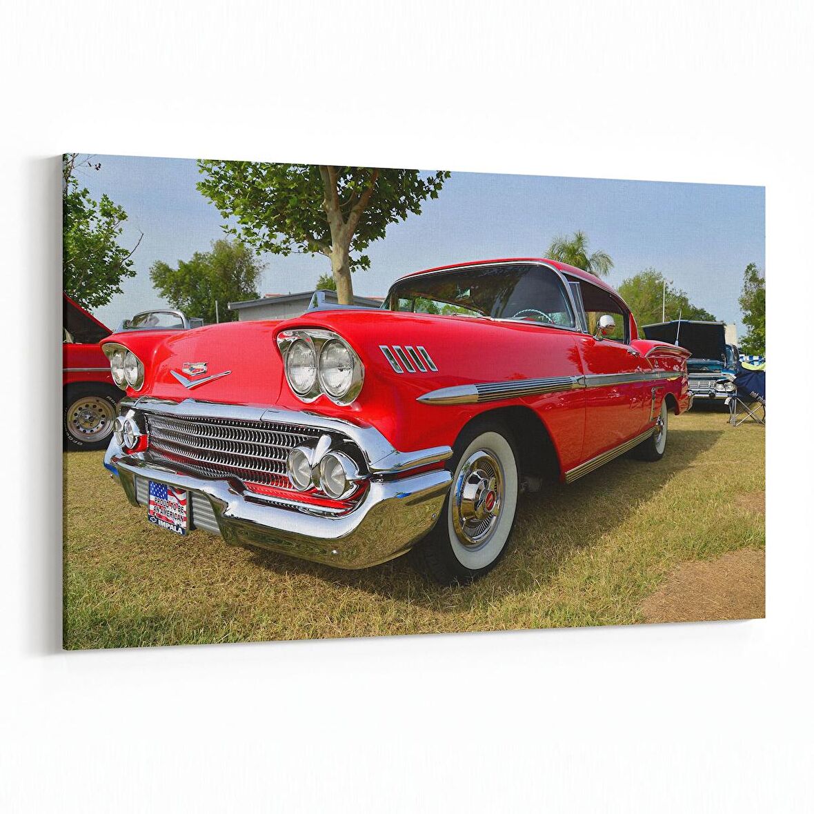 Olla 12268Y Araç Görseli Yatay Kanvas Tablo (Ölçü: 90X60)