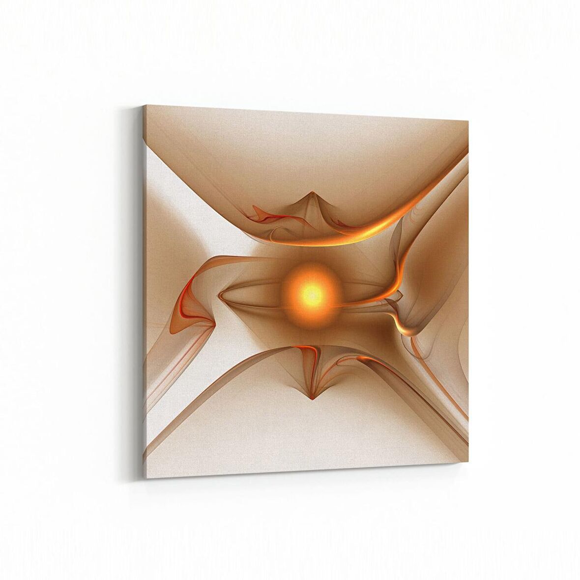 Olla 10150K Abstract Görsel Kare Kanvas Tablo (Ölçü: 25X25)