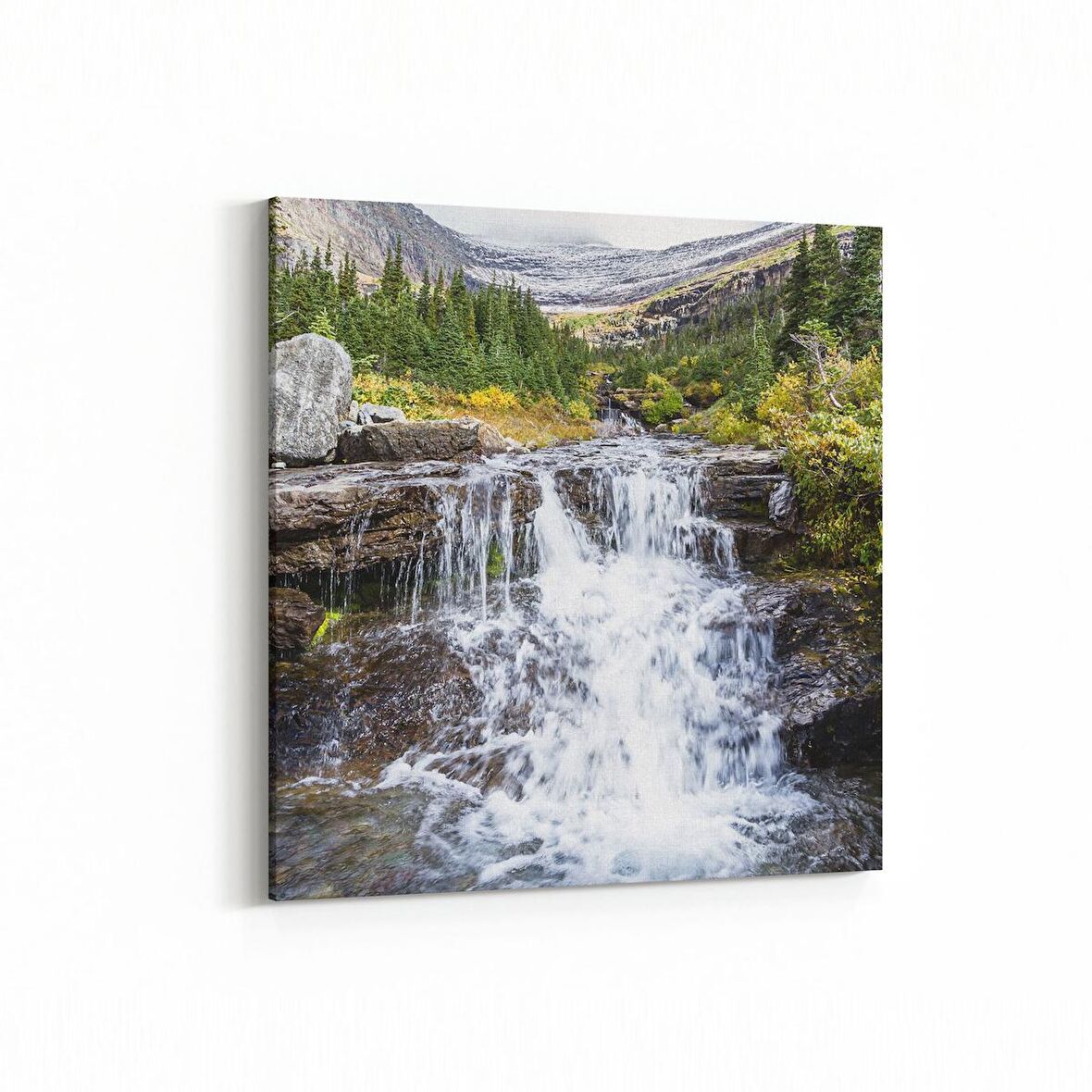 Olla 14205K Doğa / Manzara Görseli Kare Kanvas Tablo (Ölçü: 30X30)