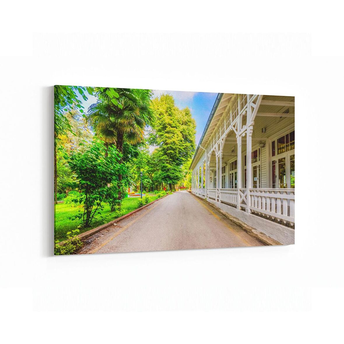 Olla 17910Y Yapı Görseli Yatay Kanvas Tablo (Ölçü: 150X100)