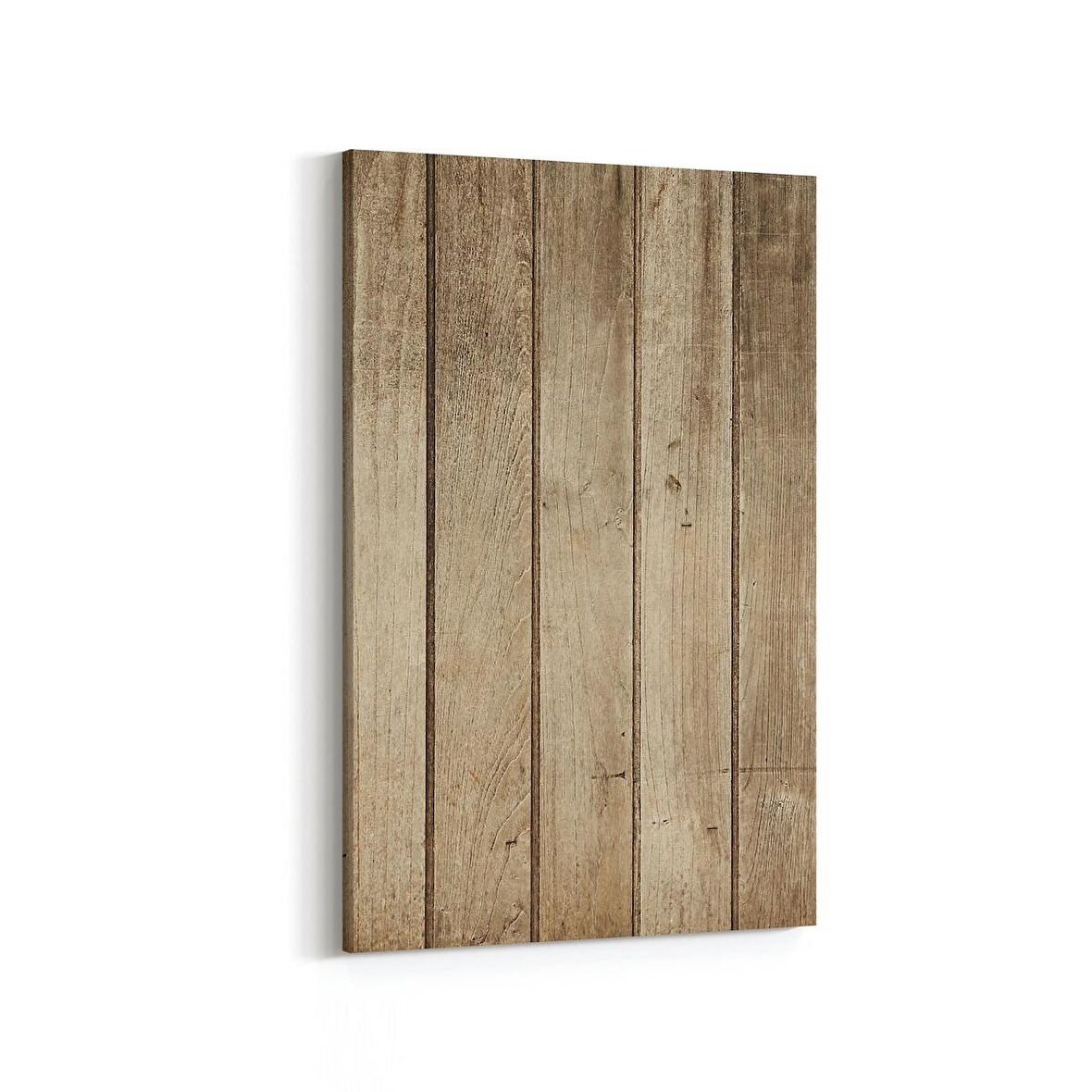 Olla 11978D Ahşap Desen Görseli Dikey Kanvas Tablo (Ölçü: 60X90)