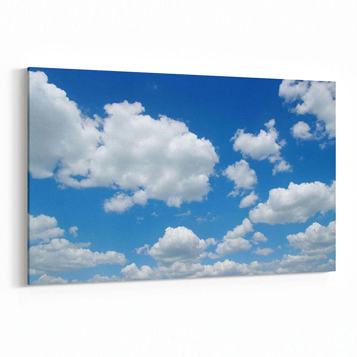 Olla 15492Y Gökyüzü Bulut Görseli  Yatay Kanvas Tablo (Ölçü: 120X80)