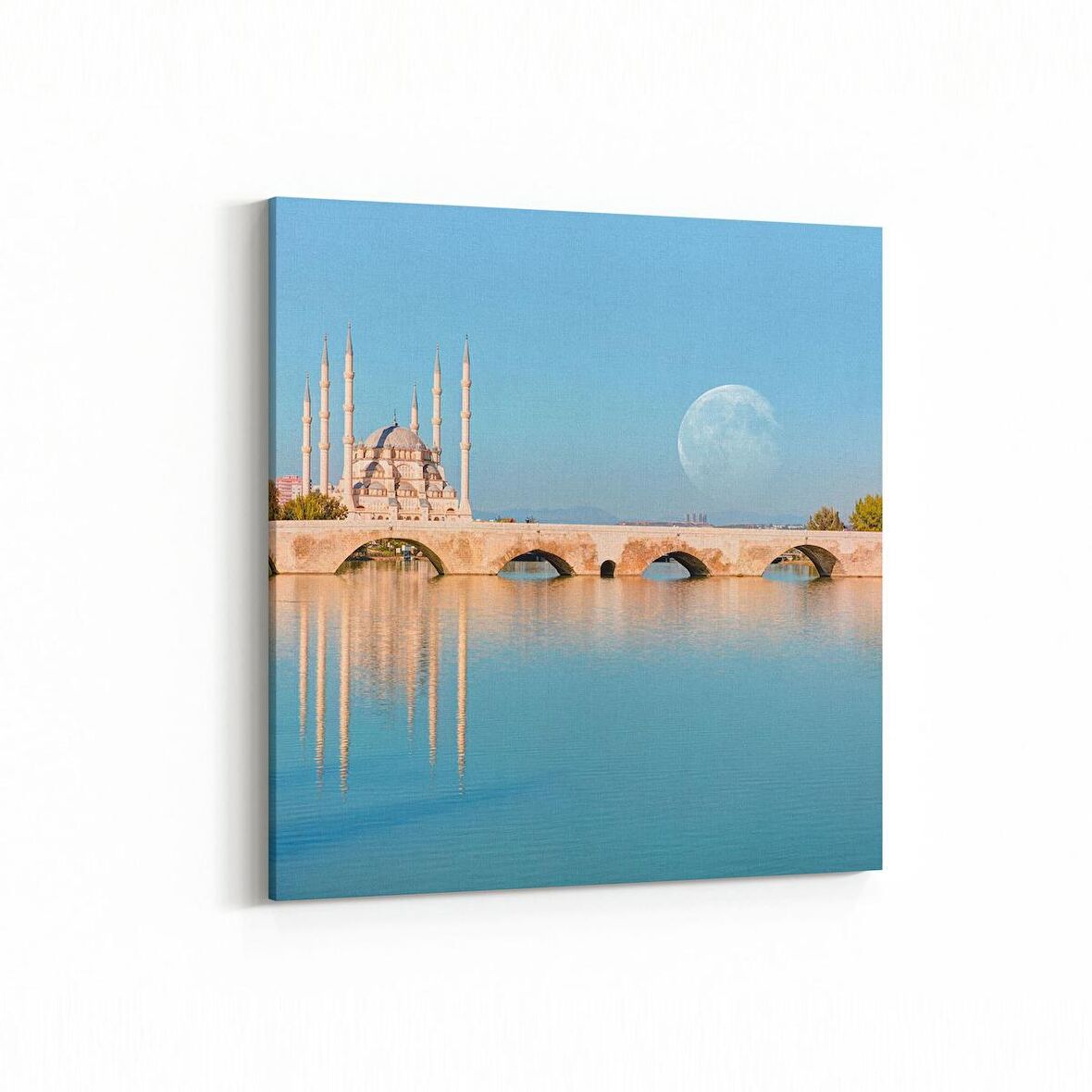 Olla 18156K Yapı Görseli Kare Kanvas Tablo (Ölçü: 25X25)