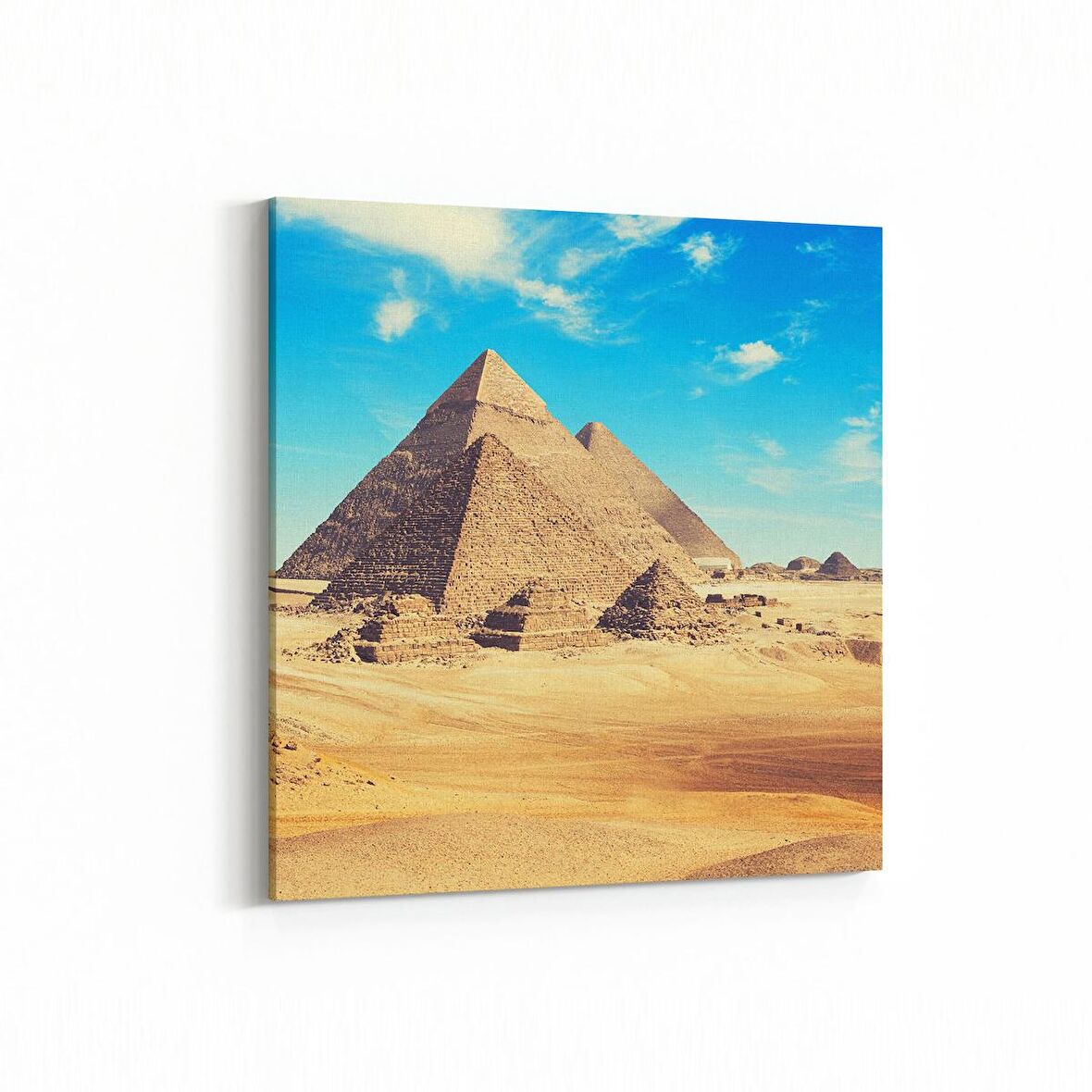 Olla 17889K4 Yapı Görseli Kare 4'lü Kanvas Tablo (Ölçü: 125X125)