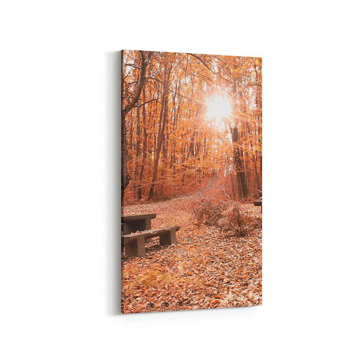 Olla 14308DD Doğa / Manzara Görseli Dikey Dar Kanvas Tablo (Ölçü: 60X120)