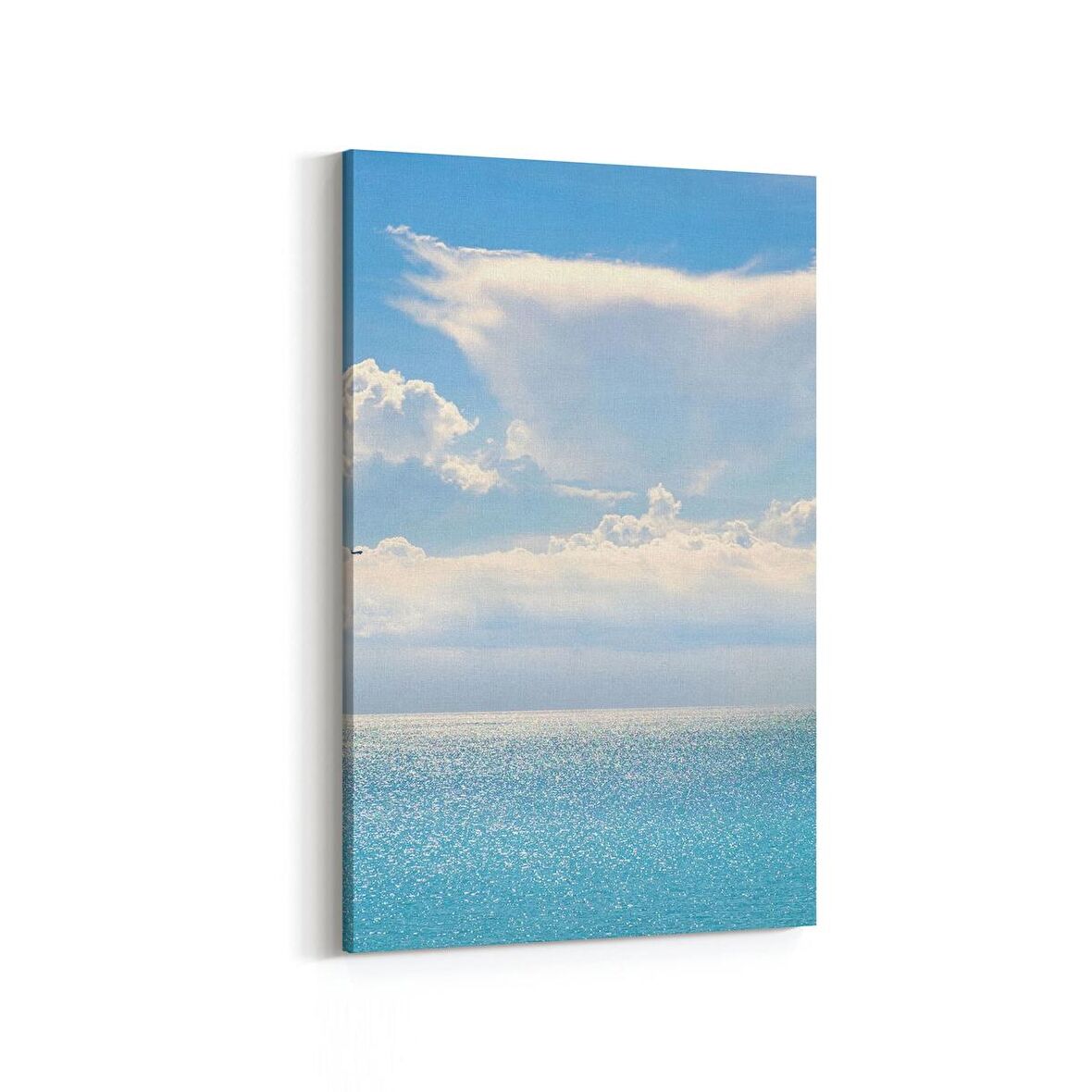 Olla 16507D Kumsal / Sahil Görseli Dikey Kanvas Tablo (Ölçü: 60X90)