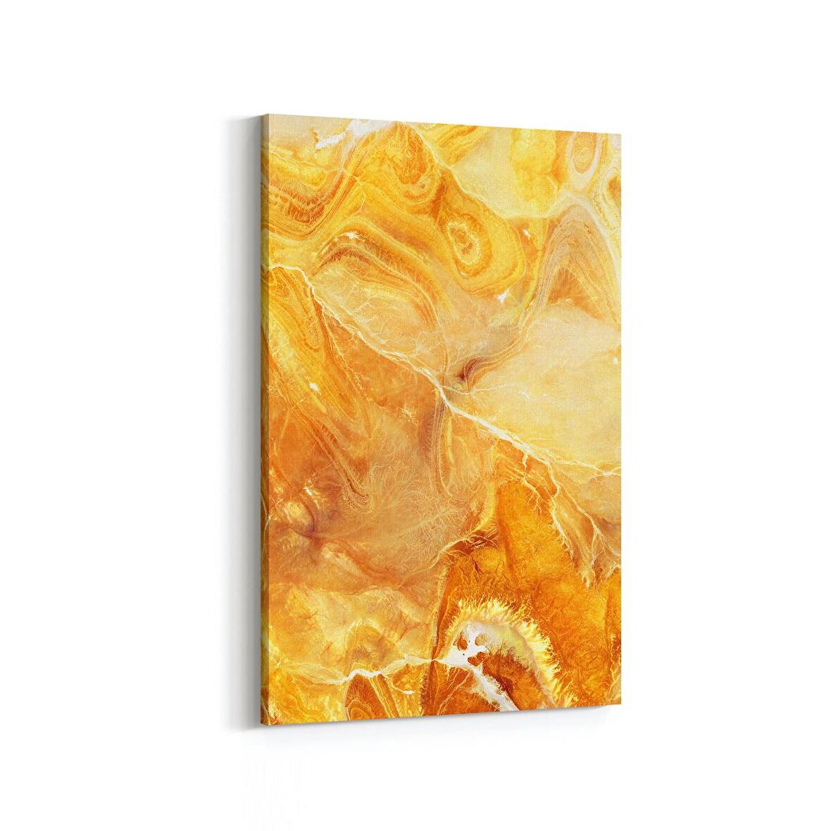 Olla 16698D Mermer Desen Görsel Dikey Kanvas Tablo (Ölçü: 20X30)