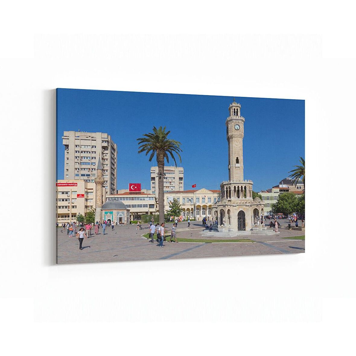 Olla 18183Y Yapı Görseli Yatay Kanvas Tablo (Ölçü: 90X60)